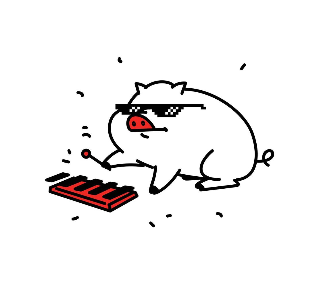 pixel pig says hello pixel pig says hello