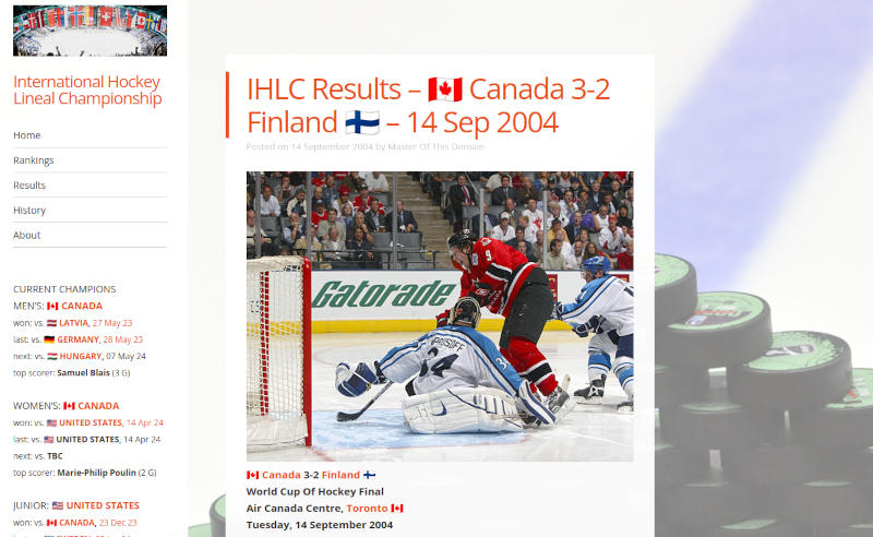 Canada tops Finland! Canada tops Finland!