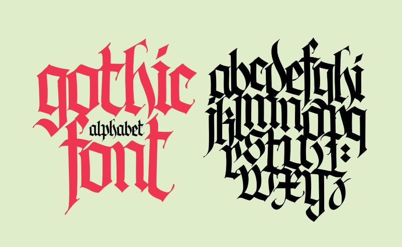 Gothic Fonts Gothic Fonts