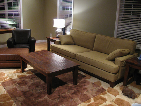 Great room is starting to actually look great.