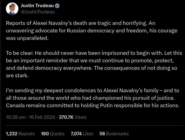 Canadian PM weighs in Canadian PM weighs in