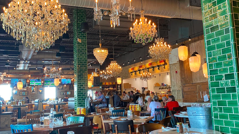 so many chandeliers...