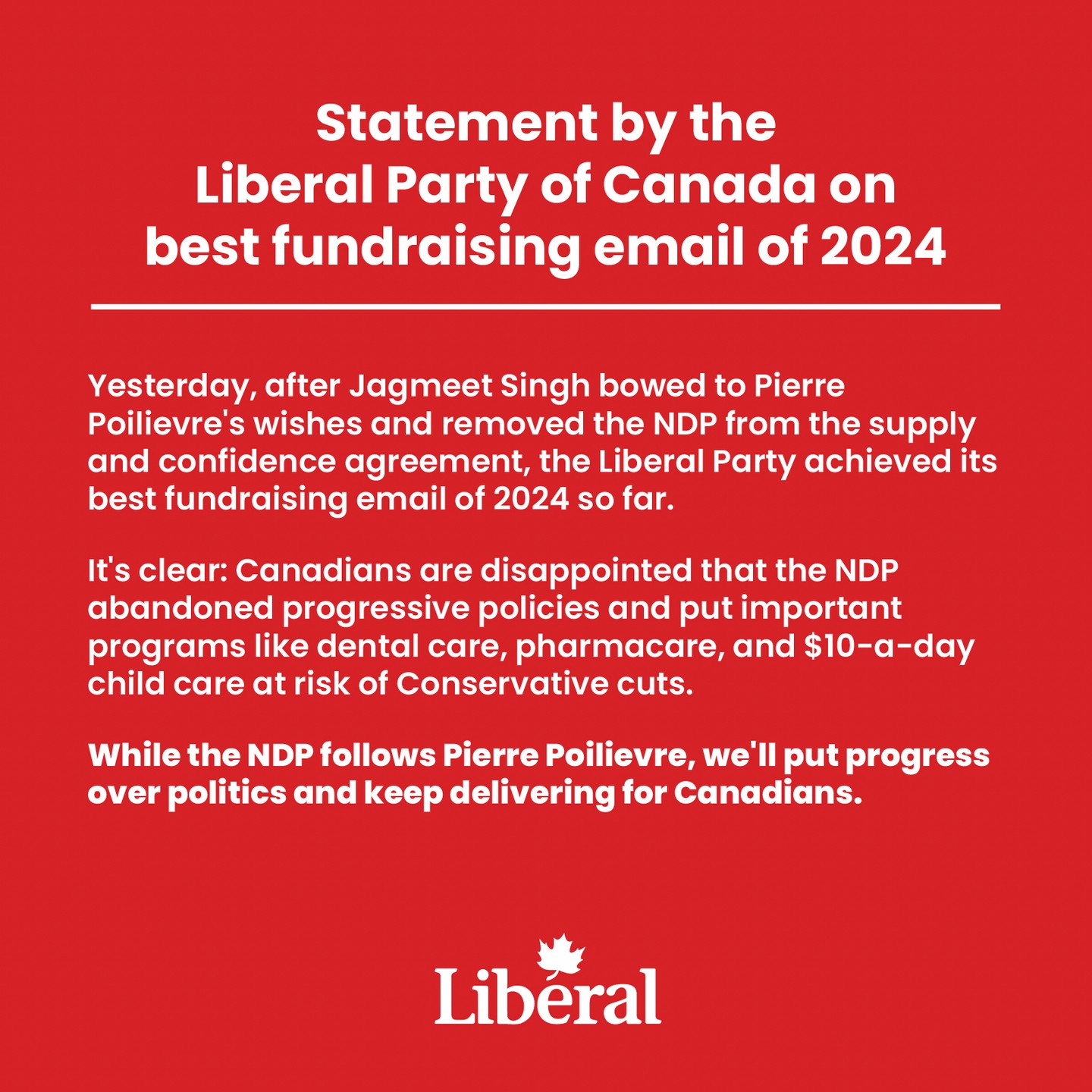 The Liberal response