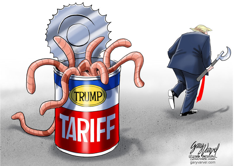 Worms in his brain and policies.