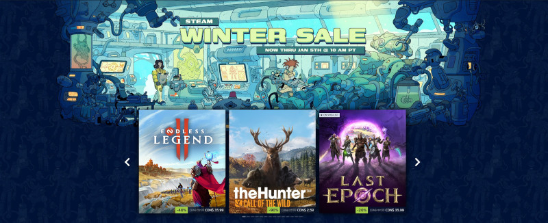 Christmas? Pshaw! Winter Steam Sale!