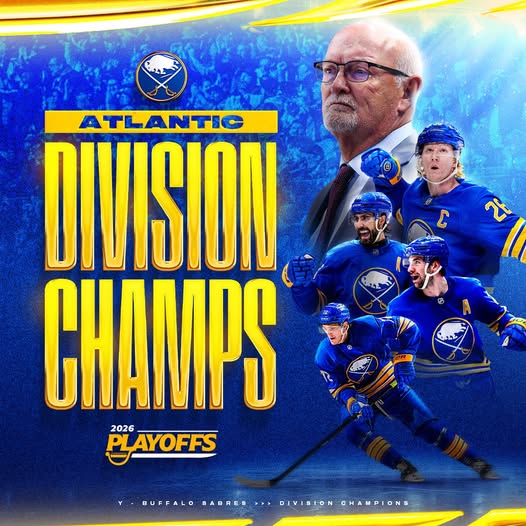 Sabres are Atlantic Division Champs!